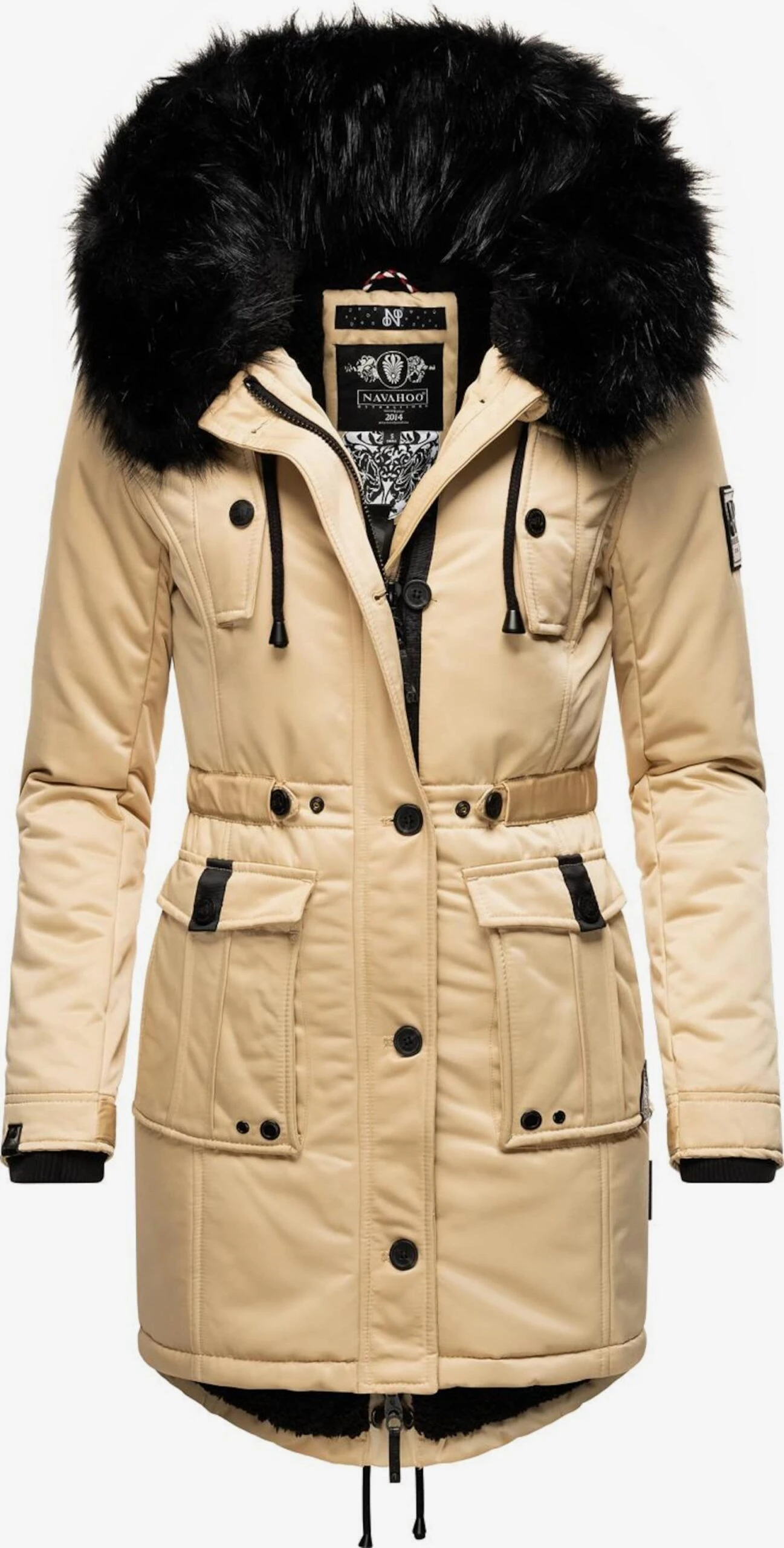 Navahoo Parkas Winterparka Luluna Dames Beige 1 Navahoo Parkas Winterparka Luluna Dames Beige