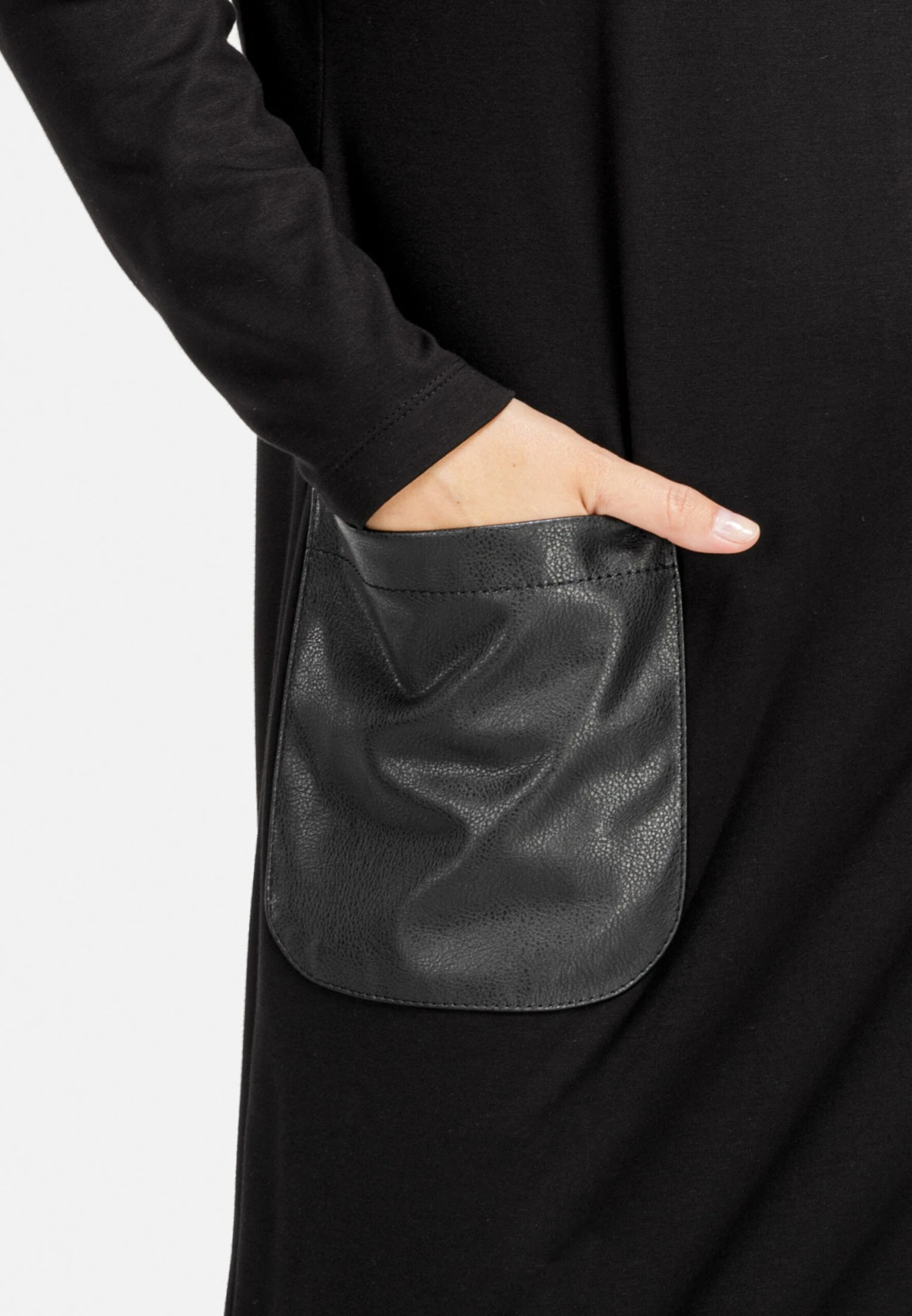 HELMIDGE Midi Jurken Jurk Dames Zwart 6 HELMIDGE Midi Jurken Jurk Dames Zwart - Afbeelding 6