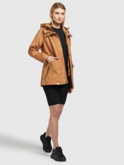 Khujo Parkas Tussenparka FELINA Dames Camel -Kledinglijn Winkel 9df0788fc71512347e3b46bee503cec5