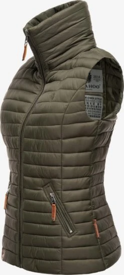 Navahoo Bodywarmers Bodywarmer Shadaa Dames Kaki -Kledinglijn Winkel a1461c19345c2b5baba1eed222c65277