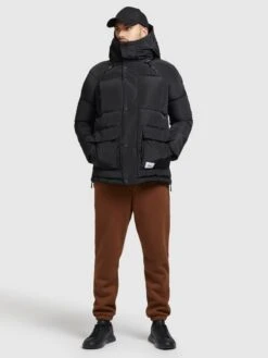 Khujo Winterjassen Winterjas Jedi Heren Zwart -Kledinglijn Winkel a17481f65f5f8b3daa18cf4f6b43abe4