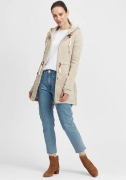 OXMO Sweatvesten Sweatvest Thora Dames Sand 8 OXMO Sweatvesten Sweatvest Thora Dames Sand -Kledinglijn Winkel a1ec13d25f3abe131774ba4b9b395c03