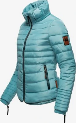 Marikoo Winterjassen Winterjas Amber Dames Blauw -Kledinglijn Winkel a243cd628c464d5ad69a41217795448f