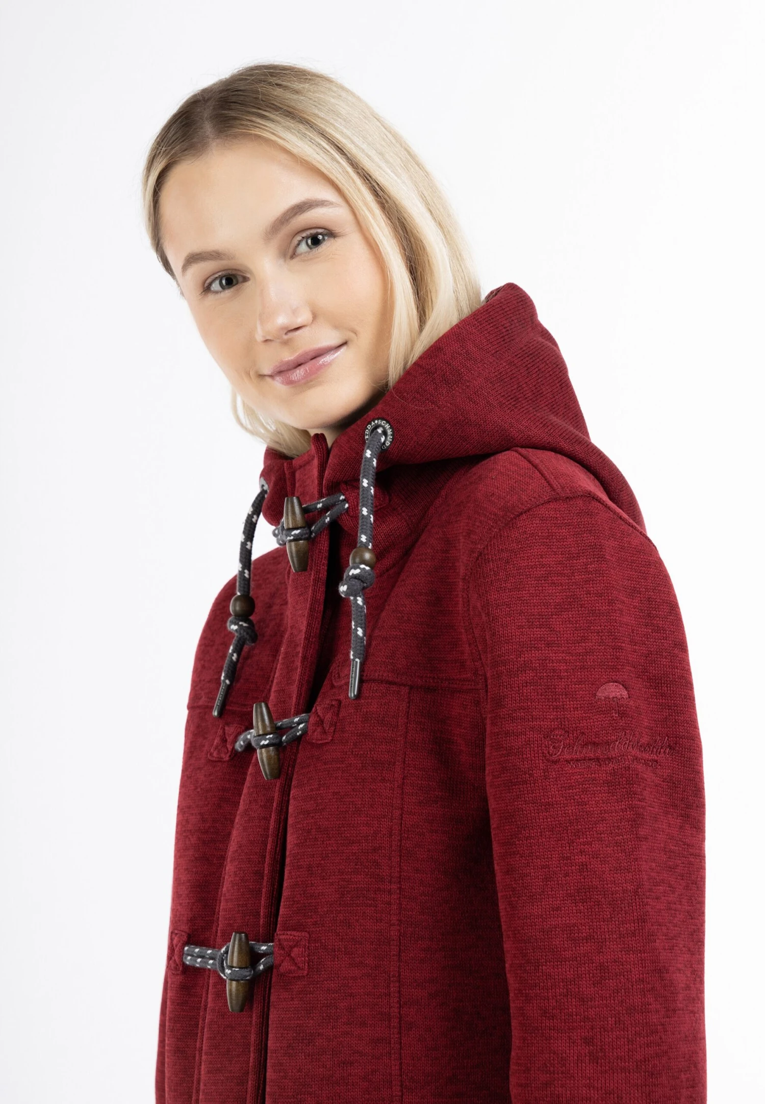 Schmuddelwedda Duffelcoats Tussenmantel Dames Merlot 5 Schmuddelwedda Duffelcoats Tussenmantel Dames Merlot - Afbeelding 5