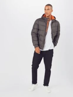 Indicode Jeans Winterjassen Regular Fit Winterjas Adrian Heren Antraciet -Kledinglijn Winkel a58b9a1dbd239abc5577ca83219d9623