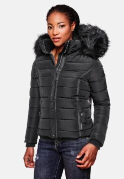 Navahoo Winterjassen Winterjas Miamor Dames Zwart -Kledinglijn Winkel a60da1d40fa0fe15df1fe8834aed05bb