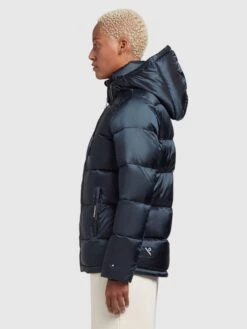 Khujo Winterjassen Winterjas Evona Dames Nachtblauw -Kledinglijn Winkel aaf123199d54b84b75612600232dbeb2