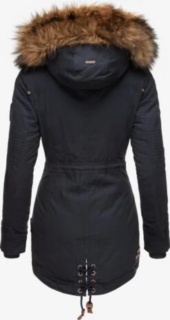 Marikoo Parkas Winterparka Dames Nachtblauw -Kledinglijn Winkel ab78e17e93e4ea22f08ea3064127824b