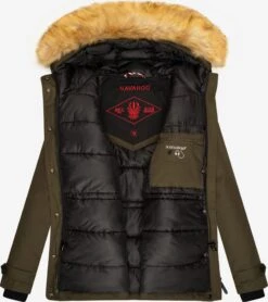 Navahoo Winterjassen Winterjas Laura Dames Kaki -Kledinglijn Winkel ac128027390e5afe782c37c5351ca39f