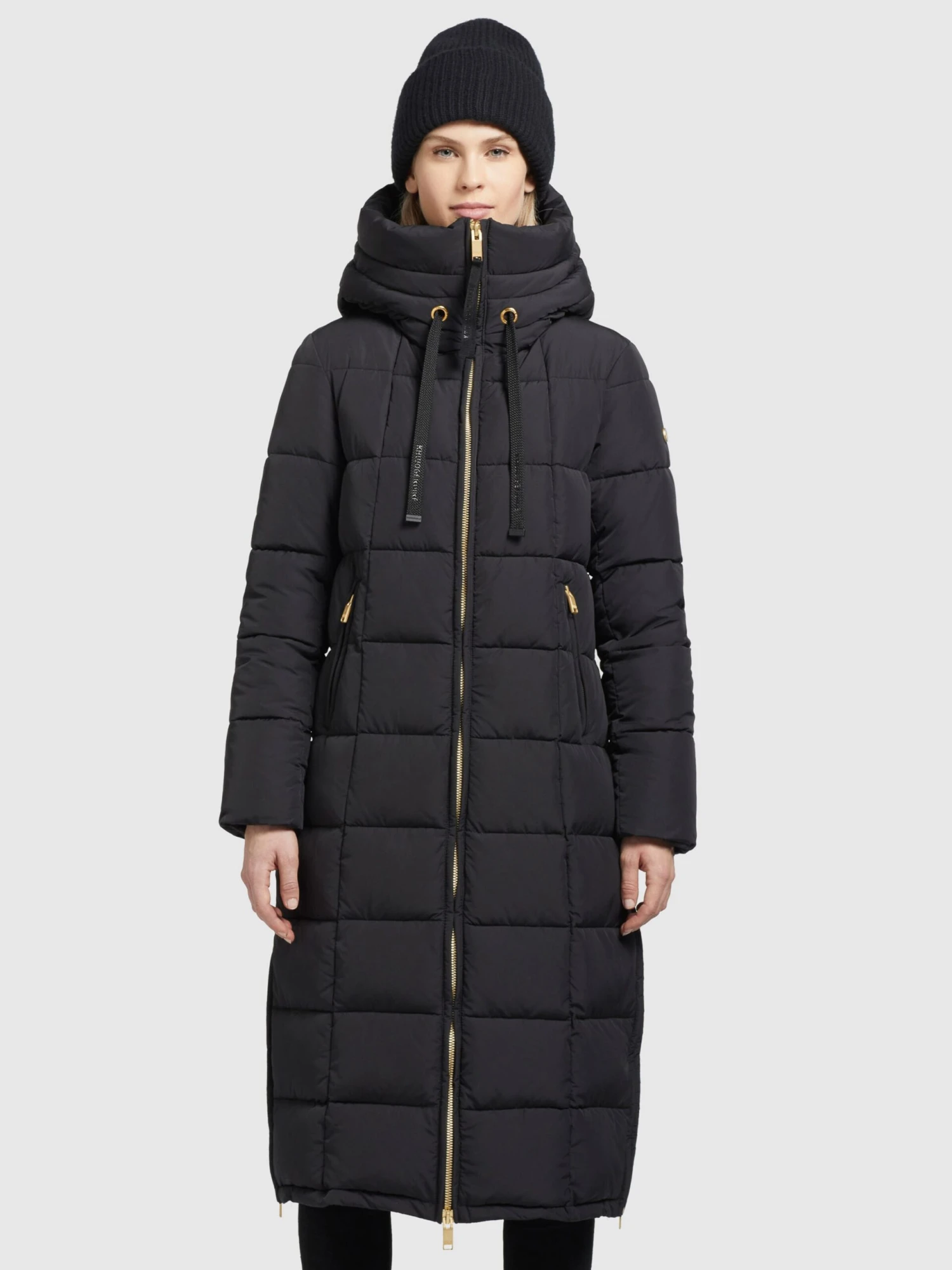 Khujo Wintermantels Wintermantel Aruba Dames Zwart 2 Khujo Wintermantels Wintermantel Aruba Dames Zwart - Afbeelding 2