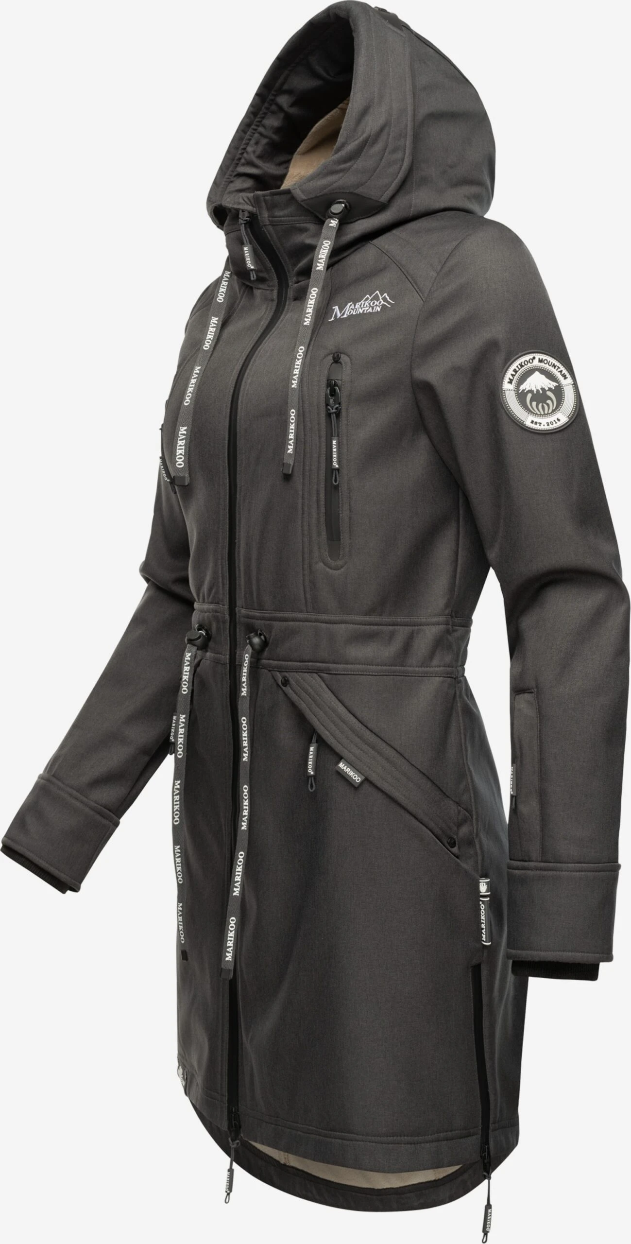 Marikoo Parkas Tussenparka Dames Aardetinten 2 Marikoo Parkas Tussenparka Dames Aardetinten - Afbeelding 2