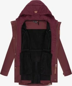 Ragwear Parkas Tussenparka Ybela Dames Wijnrood -Kledinglijn Winkel ac9775f8f145d9c8ba77c2b6712aee2a