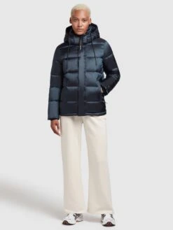 Khujo Winterjassen Winterjas Evona Dames Nachtblauw -Kledinglijn Winkel acfddd87cc1cdc31e6fa849dd2f48cbb