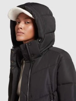 Khujo Wintermantels Wintermantel Limetta Dames Zwart -Kledinglijn Winkel b0762905c6558415bc65552fd0c8152d