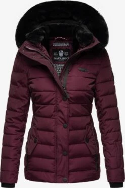 Navahoo Winterjassen Winterjas Milianaa Dames Aubergine -Kledinglijn Winkel b2563943a888986d6d7be85b2fa2b616