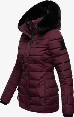 Navahoo Winterjassen Winterjas Milianaa Dames Aubergine -Kledinglijn Winkel b54e0d8fa3a036d0e4041fe6632fbfd6