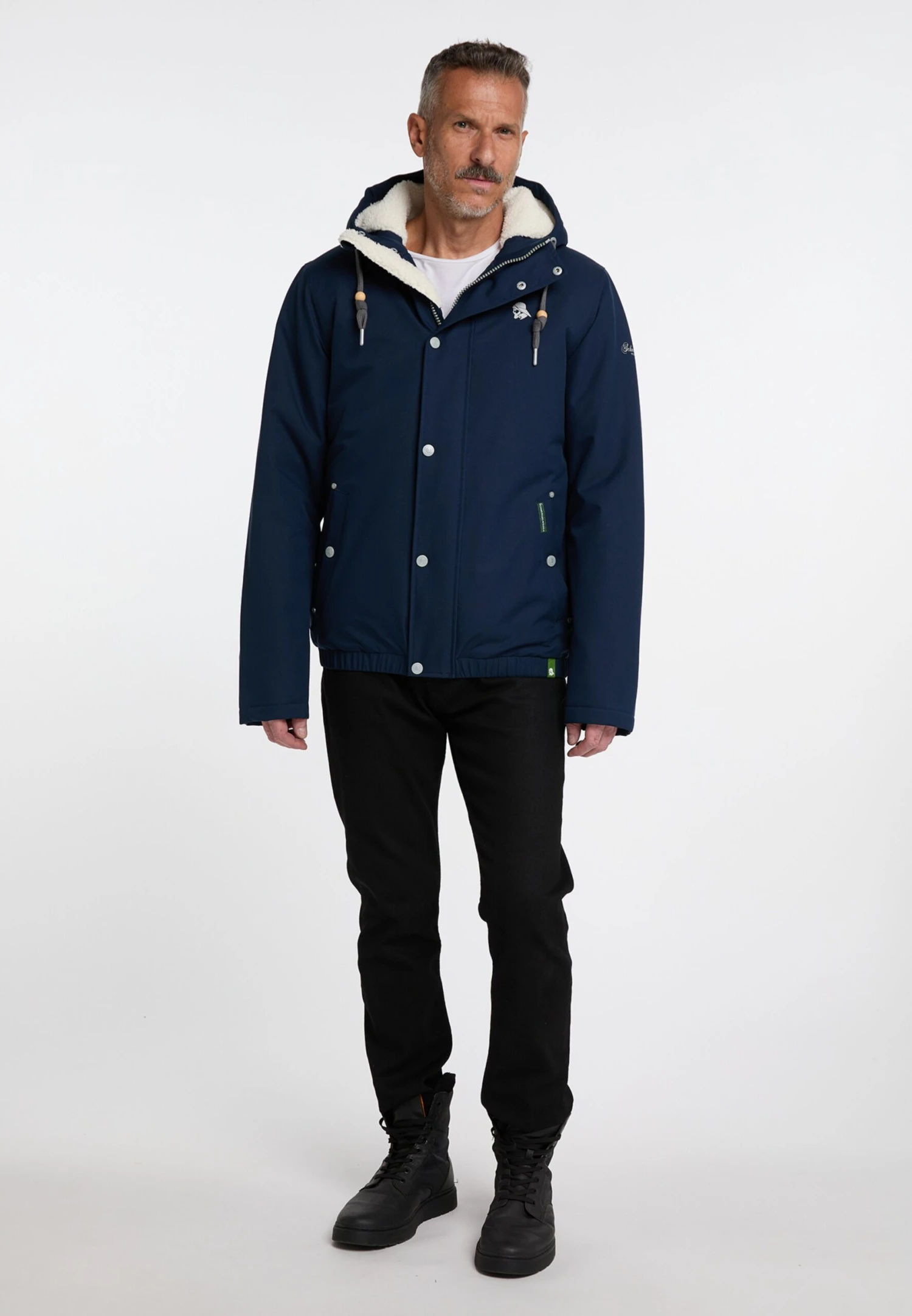 Schmuddelwedda Winterjassen Winterjas Heren Marine 4 Schmuddelwedda Winterjassen Winterjas Heren Marine - Afbeelding 4