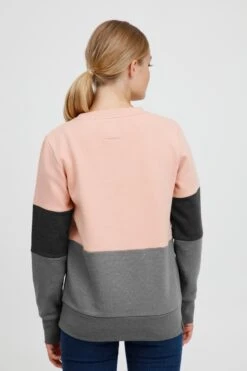 OXMO Sweatshirts Sweatshirt Trine Dames Donkergrijs / Grijs Gemêleerd / Rosa 9 OXMO Sweatshirts Sweatshirt Trine Dames Donkergrijs / Grijs Gemêleerd / Rosa -Kledinglijn Winkel ba0f0ea2d1f56ff449e1343a9b9f4e73