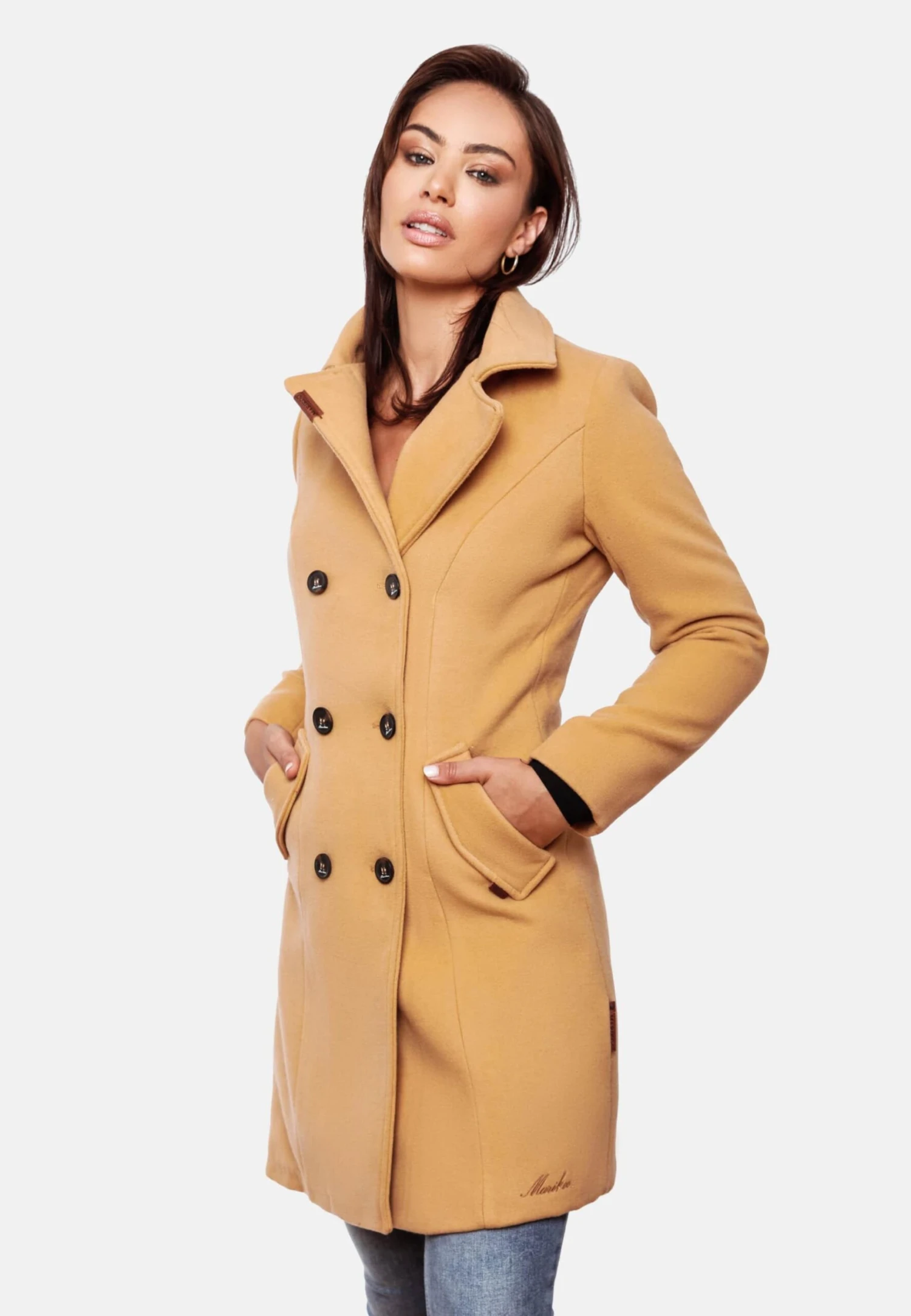 Marikoo Wintermantels Wintermantel Nanakoo Dames Cognac 5 Marikoo Wintermantels Wintermantel Nanakoo Dames Cognac - Afbeelding 5