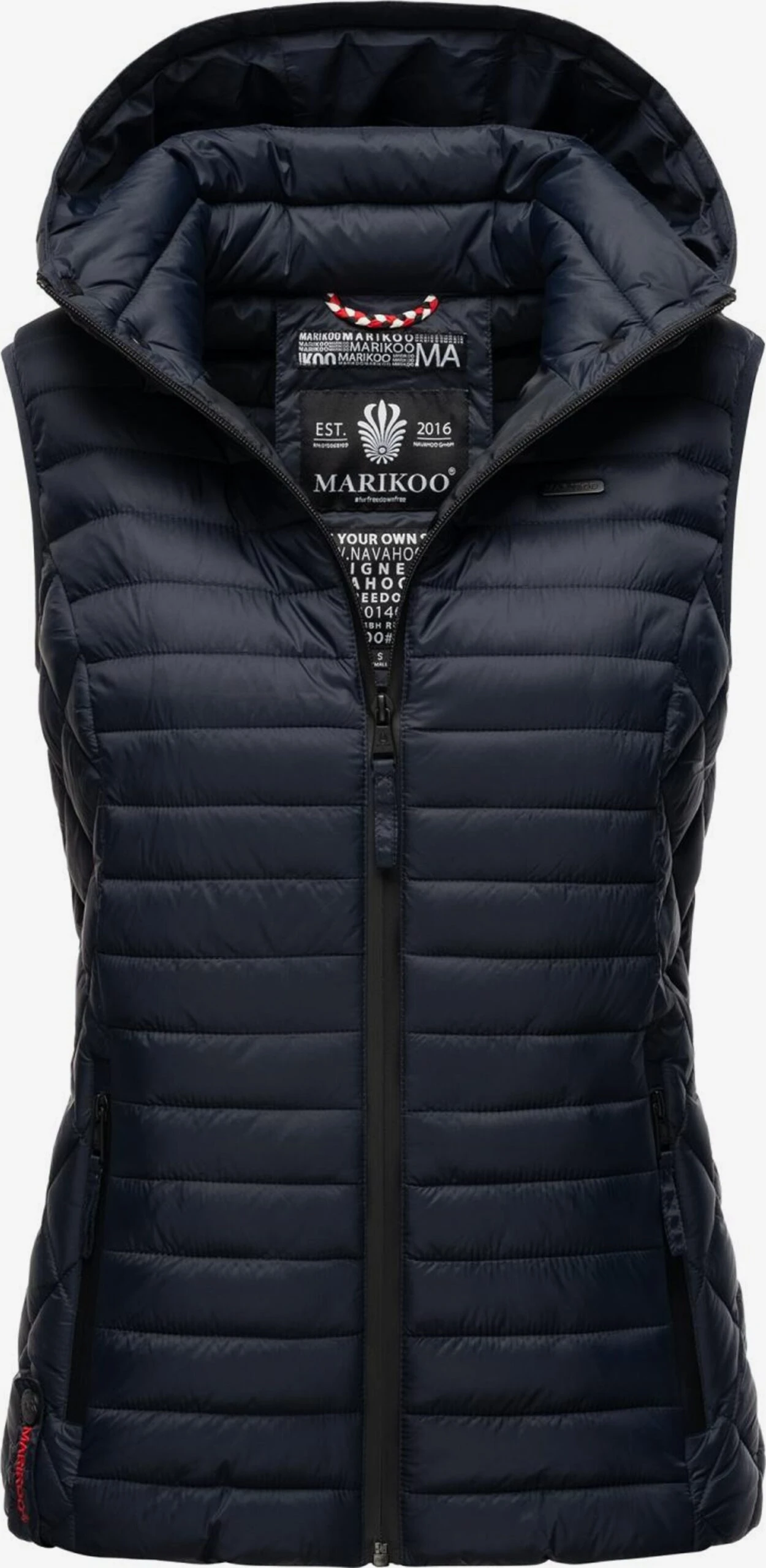 Marikoo Bodywarmers Bodywarmer Hasenpfote Dames Nachtblauw 1 Marikoo Bodywarmers Bodywarmer Hasenpfote Dames Nachtblauw