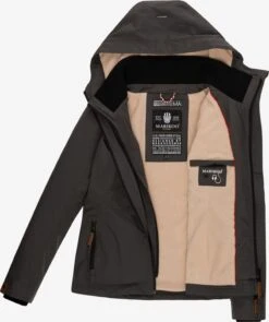 Marikoo Outdoor Jassen Functionele Jas Erdbeere Dames Antraciet -Kledinglijn Winkel c287687b6f6c462b01c8d60b6f3f4bde