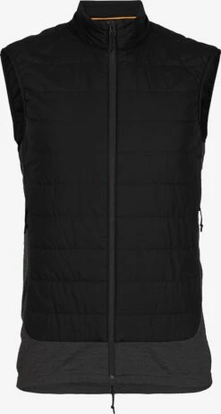 Icebreaker Vesten Sportbodywarmer Loft Heren Zwart