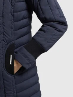 Khujo Winterjassen Winterjas Jerry Dames Navy -Kledinglijn Winkel c78424187856fa779b4b7a68a4f35a53