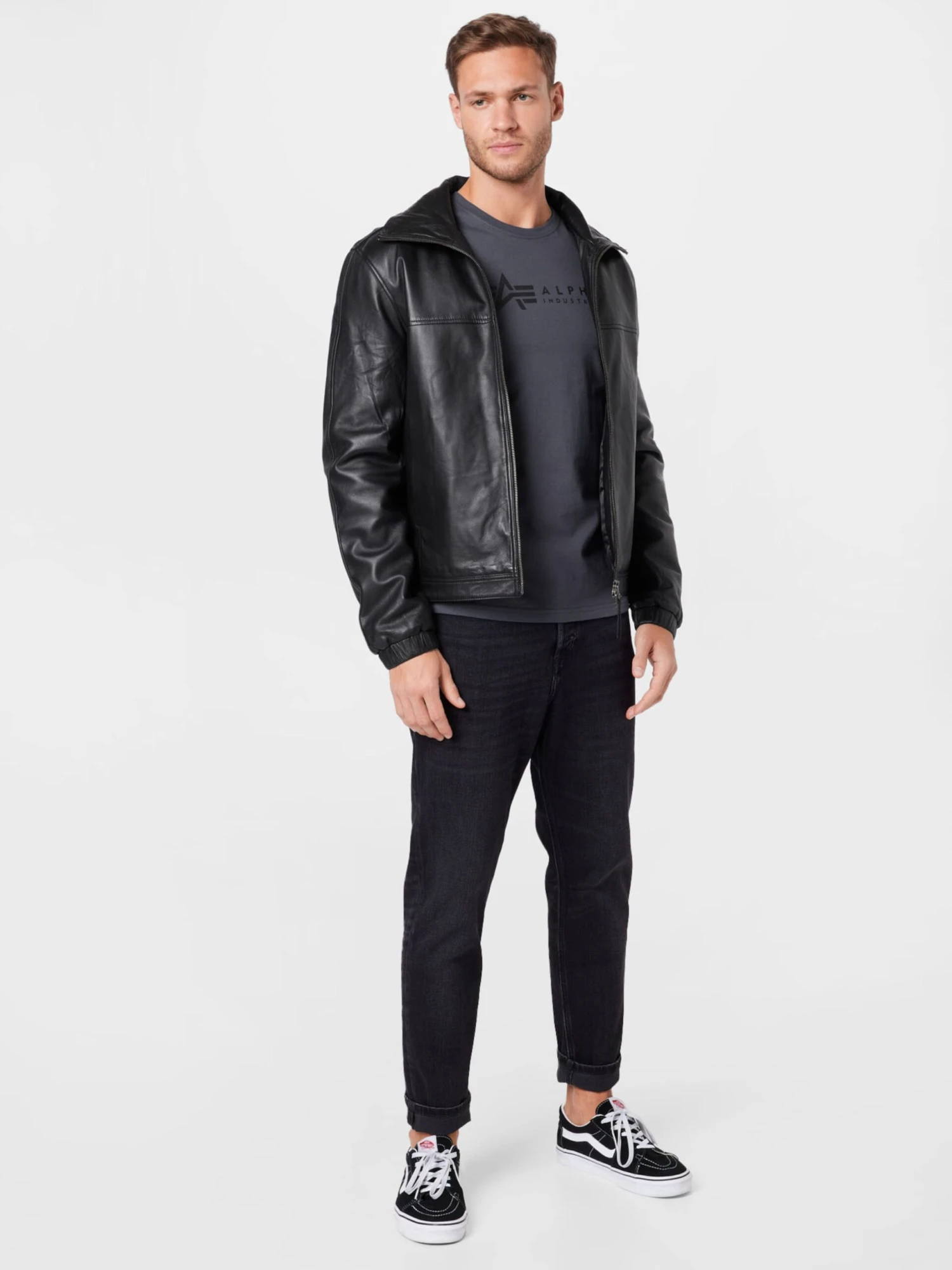 Alpha Industries T-shirts Shirt Heren Grijs 4 Alpha Industries T-shirts Shirt Heren Grijs - Afbeelding 4