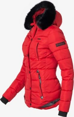 Marikoo Winterjassen Winterjas Lotusblüte Dames Rood -Kledinglijn Winkel caf9121e1470b9ed9bcdf8d081de2eb8