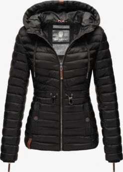 Marikoo Tussenjassen Tussenjas Aniyaa Dames Zwart -Kledinglijn Winkel cc0aa58ad845e144c6b18c45c669bbd9