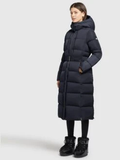 Khujo Wintermantels Wintermantel Dames Nachtblauw -Kledinglijn Winkel cc8b726d58ed16251ccd092900719cd9