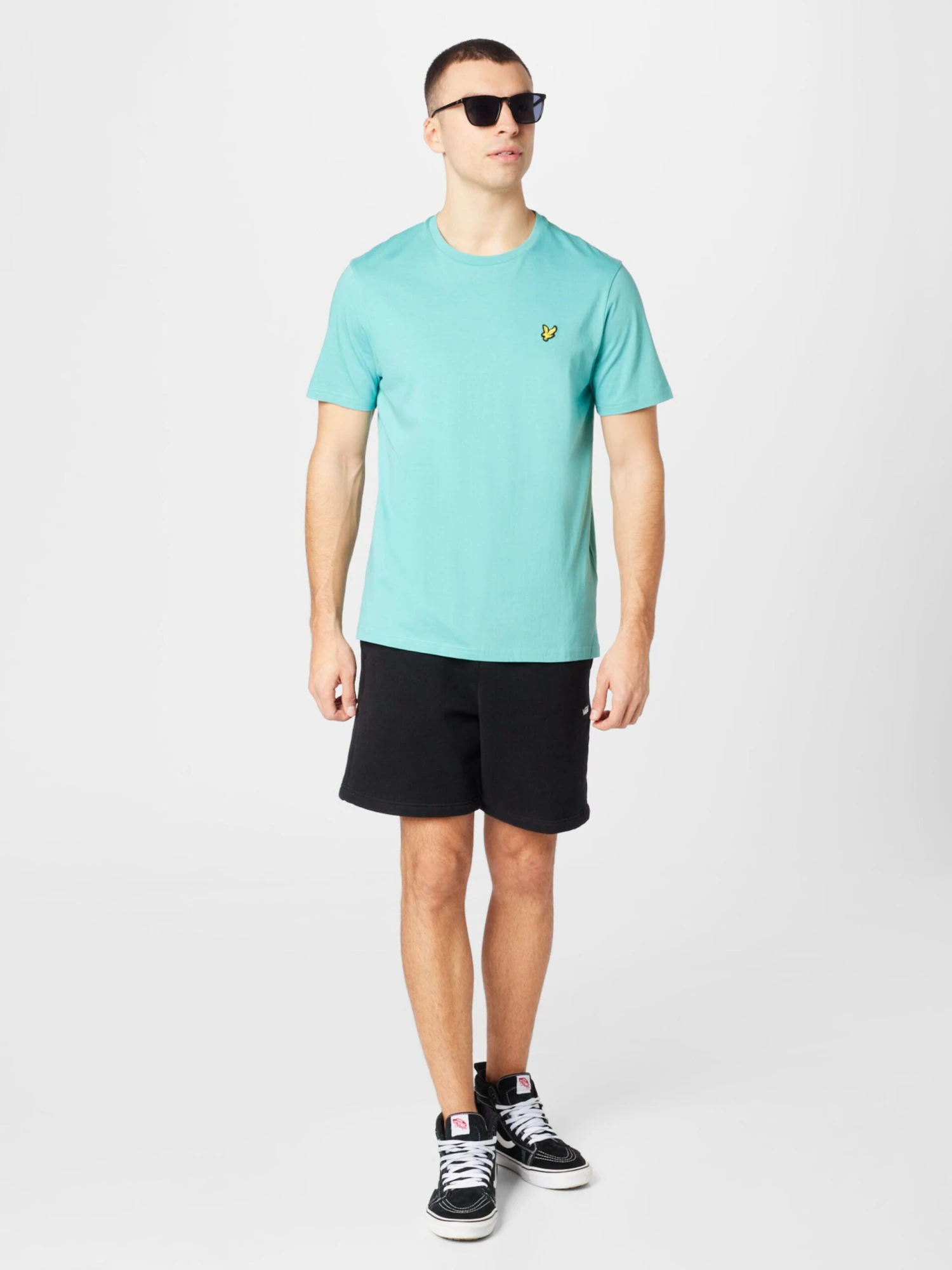 Lyle & Scott T-shirts Shirt Heren Aqua 5 Lyle & Scott T-shirts Shirt Heren Aqua - Afbeelding 5