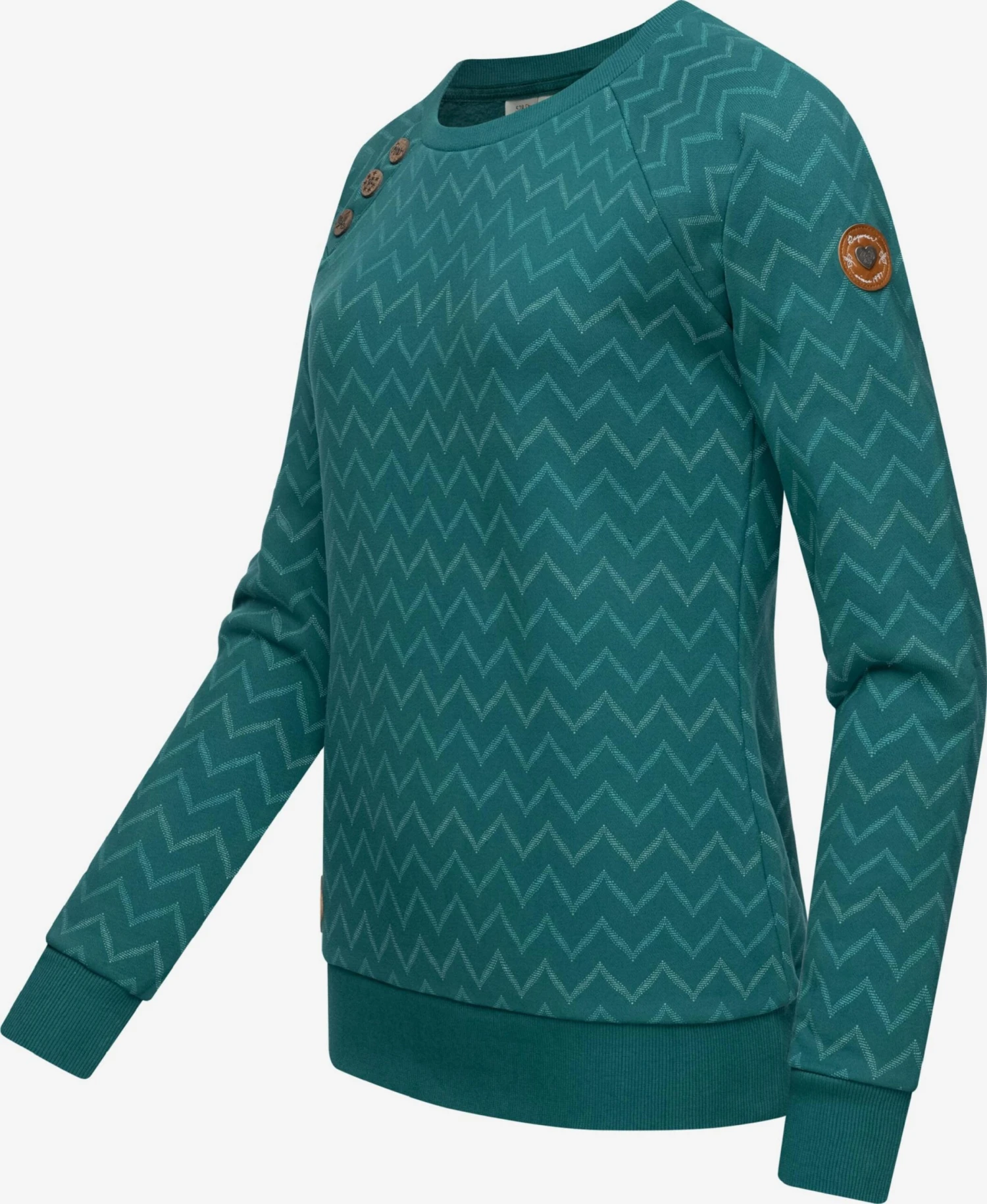 Ragwear Sweatshirts Sweatshirt Daria Dames Groen 2 Ragwear Sweatshirts Sweatshirt Daria Dames Groen - Afbeelding 2