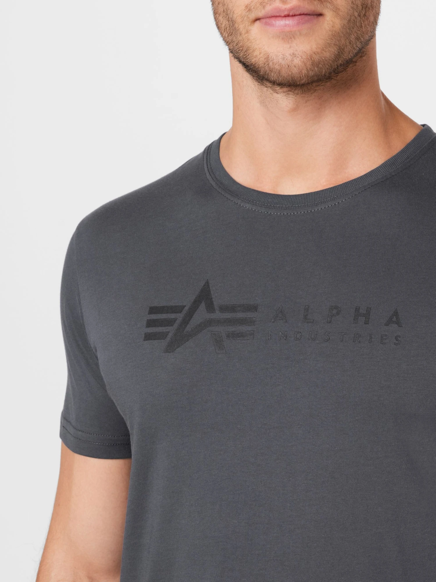Alpha Industries T-shirts Shirt Heren Grijs 5 Alpha Industries T-shirts Shirt Heren Grijs - Afbeelding 5