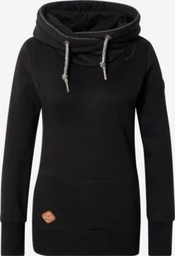 Ragwear Hoodies Sweatshirt Dames Zwart