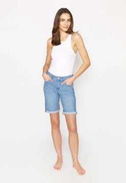 Angels Denim Shorts Regular Jeans Dames Lichtblauw -Kledinglijn Winkel d08c8ba2facba203a76d2e950e44ebe2