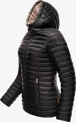 Marikoo Tussenjassen Tussenjas Asraa Dames Zwart -Kledinglijn Winkel d113a6233b441459b9298bc50b18b955