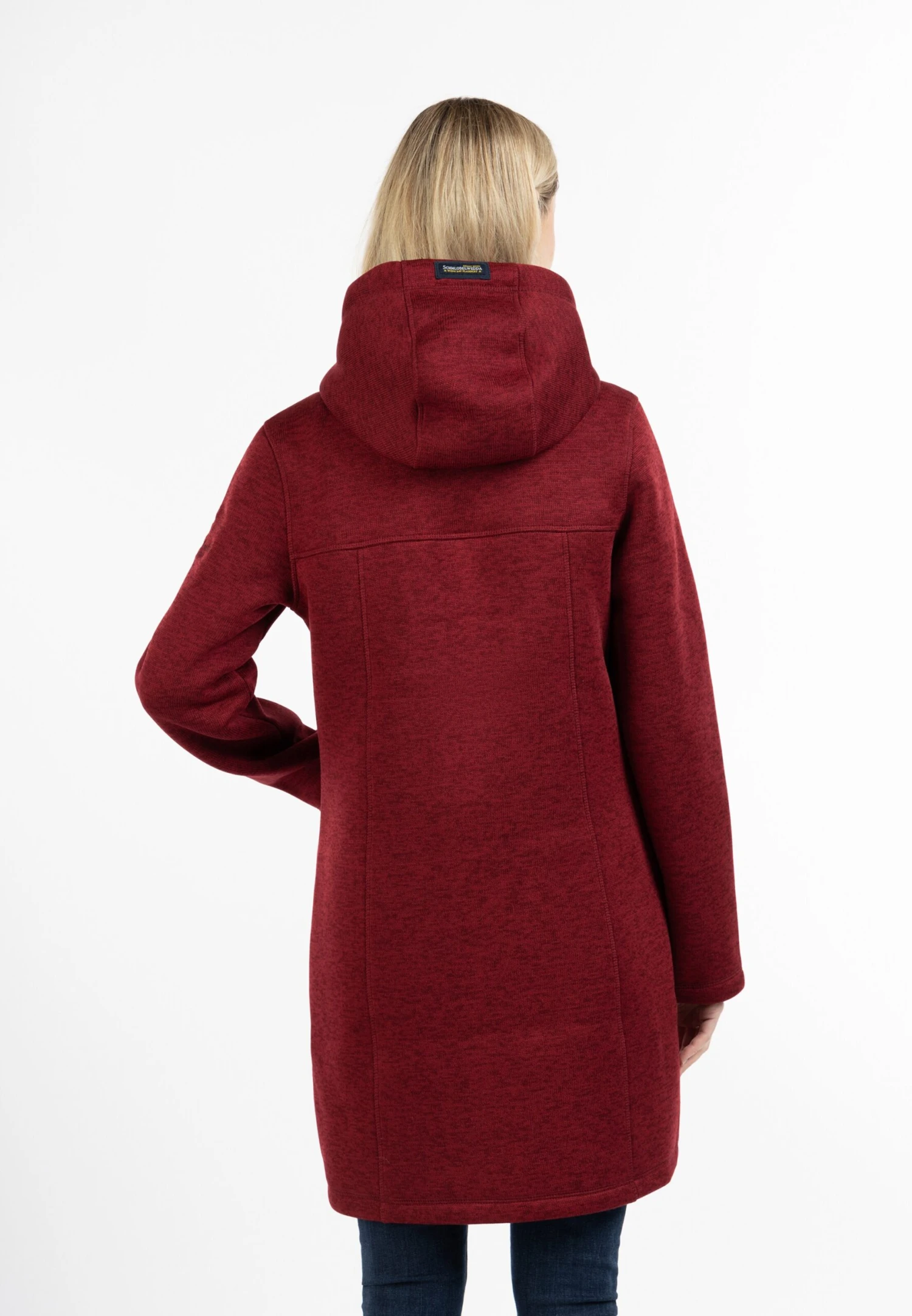 Schmuddelwedda Duffelcoats Tussenmantel Dames Merlot 3 Schmuddelwedda Duffelcoats Tussenmantel Dames Merlot - Afbeelding 3