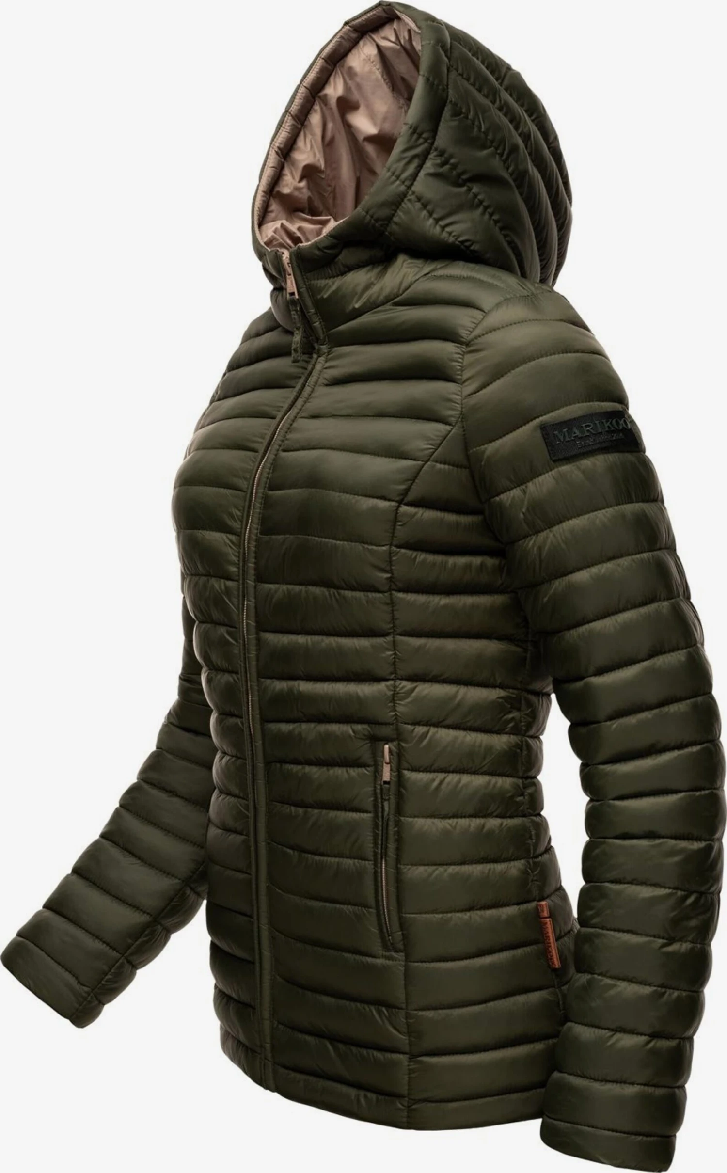 Marikoo Tussenjassen Tussenjas Asraa Dames Olijfgroen 2 Marikoo Tussenjassen Tussenjas Asraa Dames Olijfgroen - Afbeelding 2