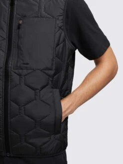 Khujo Bodywarmers Bodywarmer Liel Heren Zwart -Kledinglijn Winkel d44db614bf6ee75a010155a0598201c9