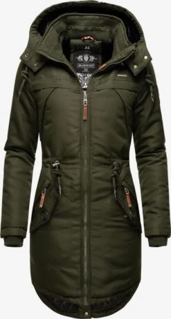 Marikoo Parkas Winterparka Kamii Dames Olijfgroen