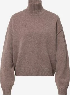 WEEKDAY Fijngebreide Truien Trui Norah Dames Bruin