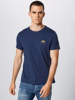 Alpha Industries T-shirts Regular Fit Shirt Heren Navy 7 Alpha Industries T-shirts Regular Fit Shirt Heren Navy -Kledinglijn Winkel d935022310ed94e739f6bf6a4fc87211