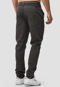 Indicode Jeans Pantalons Tapered Broek Zannes Heren Grijs -Kledinglijn Winkel da59ff1e9dde5fff07f901ce2ca220fa