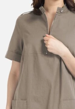 HELMIDGE Midi Jurken Jurk Dames Beige -Kledinglijn Winkel dbdca72316c99f2a530a7406f1d4238d