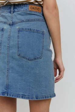 OXMO Mini Rokken Rok FRIGGA Dames Blauw -Kledinglijn Winkel dddc3f9922f7fd83f0d33bedda763bba