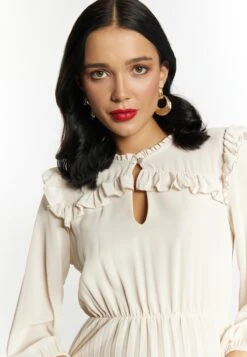 Faina Maxi Jurken Jurk Dames Wolwit -Kledinglijn Winkel e1c93c5050f02b9af36776e5231c7c74