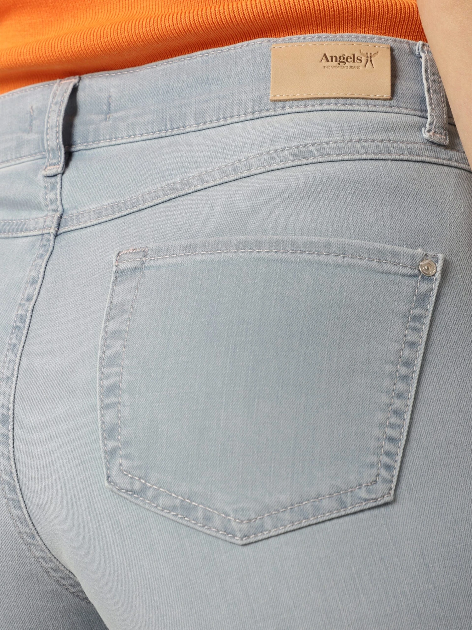 Angels Denim Shorts Regular Jeans Dames Lichtblauw 3 Angels Denim Shorts Regular Jeans Dames Lichtblauw - Afbeelding 3