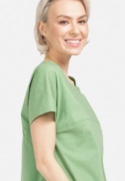 HELMIDGE Midi Jurken Jurk Dames Groen 11 HELMIDGE Midi Jurken Jurk Dames Groen -Kledinglijn Winkel ea78e0c302b7dabf5638176cc325f5ed