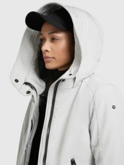 Khujo Winterjassen Winterjas Viona 3 Dames Lichtgrijs -Kledinglijn Winkel eb2a4d3faf03426fdf5d6f89c1d47d7a